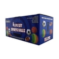 thumbnail image 2 of KINREX Lightweight Toy Sports Equipment with Soccer Ball Basketball Football Baseball, Multicolor, 2 of 5