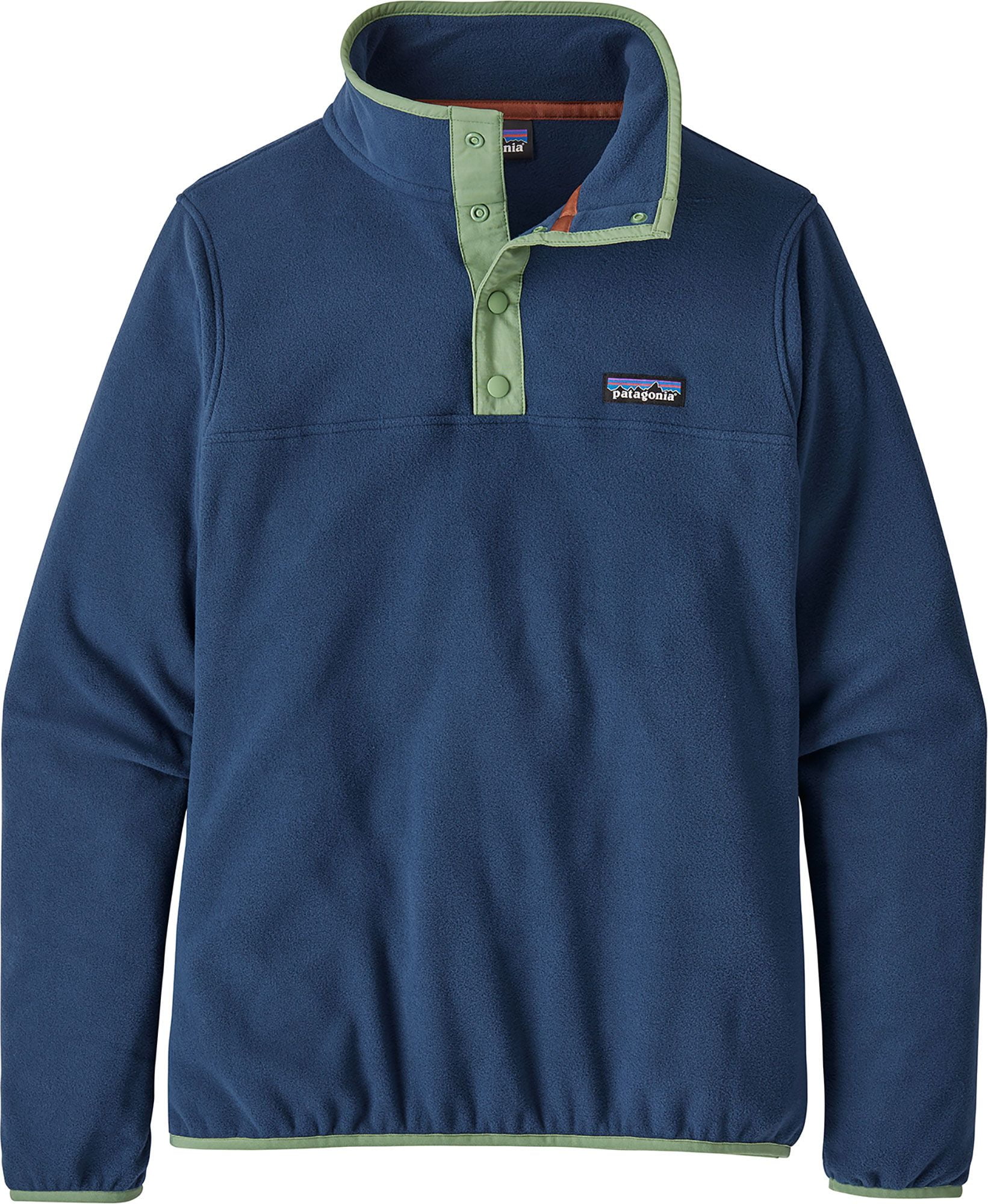 patagonia micro d snap t pullover stone blue