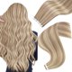 thumbnail image 1 of Easyouth Extensiones de cabello humano real cinta en cinta rubia para extensiones de cabello humano rubio ceniza resaltado blanqueador cinta rubia en extensiones de cabello humano recto 22 pulgadas 1., 1 of 3