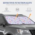 thumbnail image 4 of Fotbe Purple Butterfly Juego de 2 Piezas de Parasoles para Parabrisas | Bloqueador Solar para Auto | Accesorios Plegables para Protección Solar Interior-Small, 4 of 6