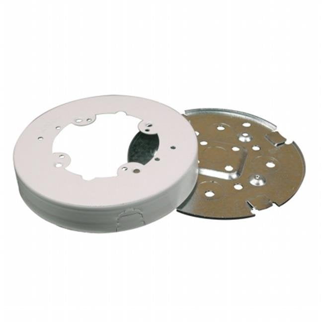 Wiremold Company Bw4Flegrand 5.75 In. Round Metal Electrical Box White