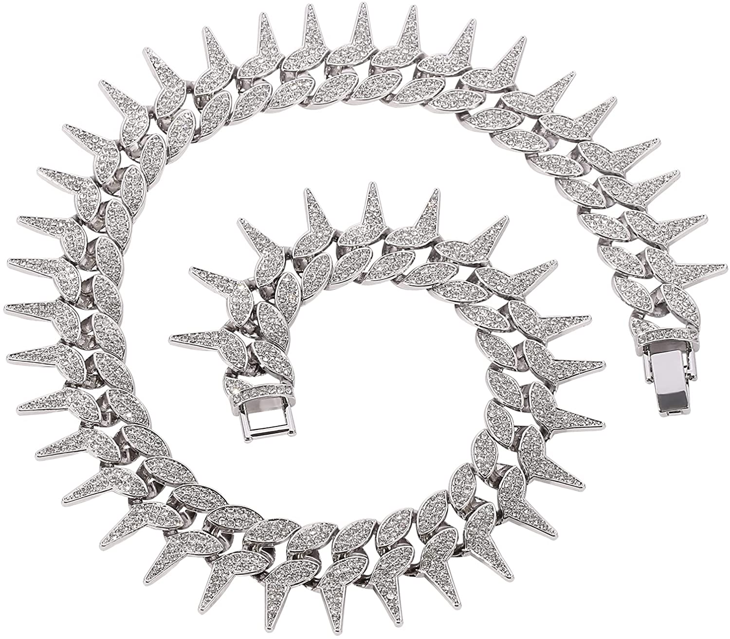 Iced Out Cuban Chain Necklace - New 