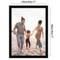 thumbnail image 4 of Americanflat 5" x 7" Picture Frame - Modern Design, Shatter-Resistant Glass, PVC Frame - Black, 4 of 7
