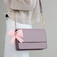 thumbnail image 2 of Unique Bargains 1 Pc Handbag Charm Padded Bow Handbag Accessories Pink, 2 of 6