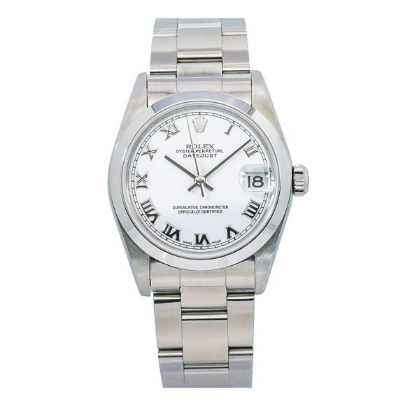 Pre-Owned Rolex DateJust 31MM White Dial With Stainless Steel Oyster Bracelet