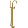 thumbnail image 3 of Gerber D300558BNT Contemporary Floor Mounted Tub Filler - Nickel, 3 of 7
