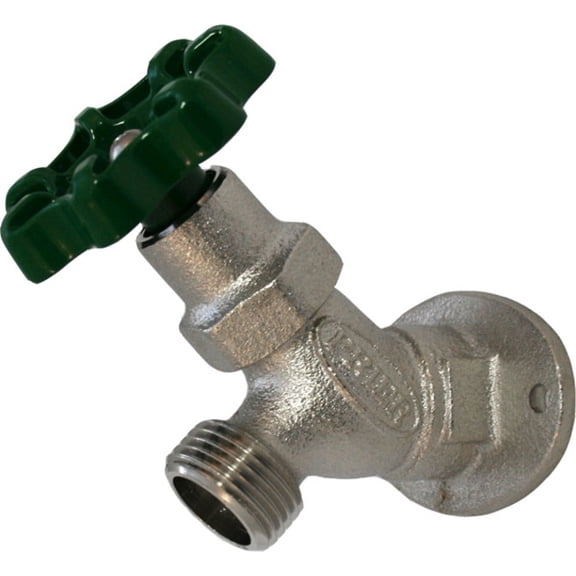 Prier Products C-135.50 1/2" Fpt Handle-Operated Angle Sill Faucet - Nickel