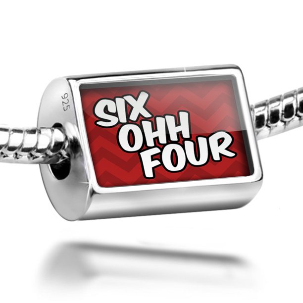 Neonblond Charm 604 Port Mellon, BC red 925 Sterling Silver Bead