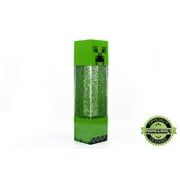 Minecraft Creeper Glitter Motion Light | 12-Inch Fun Mood Light LED Lamp