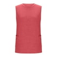 thumbnail image 5 of Diufon Plus Size Tank Tops for Women Summer Sleeveless Scoop Neck T-Shirts Casual Tees Tunics Shirts with Pockets, 5 of 7