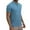Blue, variant on DAETIROS Mens Polo T Shirt,Soft Casual Solid Collared Short Sleeve Mens Summer Tees Light Blue Size S-2XL
