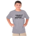 thumbnail image 4 of Funny Sarcastic Comment Loading Joke Crewneck T Shirts Boy Girl Teen Brisco Brands X, 4 of 6