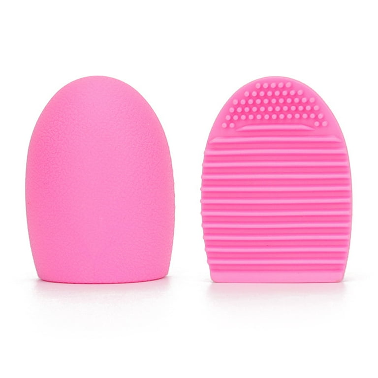 Makeup Brush Cleaner Bowl Mat, Silicone Pink Soft Brush Cleaning Mat f –  TweezerCo