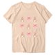 thumbnail image 4 of Tops de Cuello Redondo para las Mujeres Impreso Manga Corta Suéter Camiseta de Imitación Rack, Top Casual de Moda para el Hogar Diario Y el Trabajo, 4 of 4