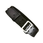 Aker Leather Sally Browne Curved Duty Belt, 36 in, Chrome Snap, Plain, Black, B0