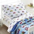 thumbnail image 3 of Wildkin Kids 100% Cotton Percale Standard Pillowcase for Boys and Girls - 30 x 20 Inches Inches (Trains, Planes & Trucks Blue), 3 of 8