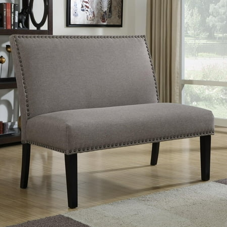 Home Meridian Banquette, Gray