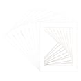 thumbnail image 3 of White Picture Frame Mat for 8x10 Frames - Fits 5x8 Photos - 10 Mats, 3 of 7