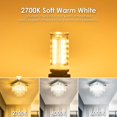 thumbnail image 3 of Bombilla LED Sailstar G9, regulable, 2700 K, blanco cálido y suave, 4 W, paquete de 6, 3 of 8