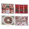 thumbnail image 3 of Injueey Caminos de de Navidad, mantel estampado festivo antideslizante, manteles individuales de tela, casa de vacaciones, restaurante, comedor, Kits de decoración para fiestas Anciano Injueey HA068351-01, 3 of 6