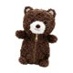 thumbnail image 5 of Estuche de peluche para lápices con forma de animalito de peluche y diseño creativo. Estuche para artículos de papelería. Marrón, 5 of 9