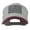 Maroon Grey, variant on Grey American Flag Patched Pro Style Cap - Grey Maroon OSFM