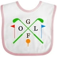 thumbnail image 3 of Inktastic Golfing Gifts for Kids Golf Boys or Girls Baby Bib, 3 of 4