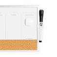 thumbnail image 4 of U Brands Magnetic Dry Erase Calendar Board, 16" x 7", Whiteboard, Silver Frame, 358U, 4 of 9