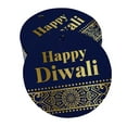 thumbnail image 1 of Inkdotpot Real Gold Foil Happy Diwali Tag Favor Hang Paper Tag 100 Piece, 1 of 6
