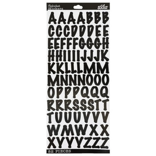 232 Pcs 24 Sheets Large Letter Stickers 2.5 Inch Alphabet Letter Stickers  Self Adhesive Letters Stickers for Bulletin Board Classroom Mailbox Window