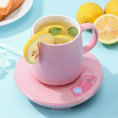 

HHGBAD USB Powered Temperature Control Cup Pad Quick Heat/Cold Adjustment Portable for Home & Office Compact Design Dual Modes - Includes USB Cable & Manual