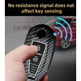 thumbnail image 3 of Durable Carbon Fiber Design Key Fob Protector with Keychain ABS Plastic Cover Compatible with Suzuki Swift SX4 S-Cross Vitara Ciaz Keyless Entry Remote Keys, 3 of 6