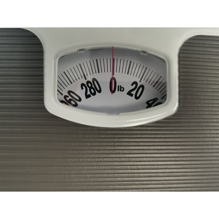 My Personal Scale White & Grey Mechanical Bathroom Scale