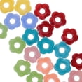 thumbnail image 2 of GOOHOCHY 50 cuentas acrílicas para hacer joyas, cuentas sueltas de flores, collares, pulseras, cuentas DIY, 2 of 8