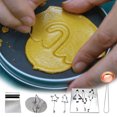 thumbnail image 4 of Bewildely Herramienta para hacer dulces de pastel de azúcar Ppopgi, molde de sello de acero inoxidable, postre para serie de TV, Cosplay, suministros de Artesanía Bewildely HA009075-00B, 4 of 6