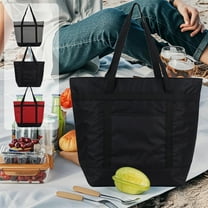 Viflosae Picnic Bag Insulated Picnic Bag for 4 People Picnic Cooler Bag Insulated Cooler Bag Lightweight Foldable Picnic Tote for Beac Camping Outdoor
