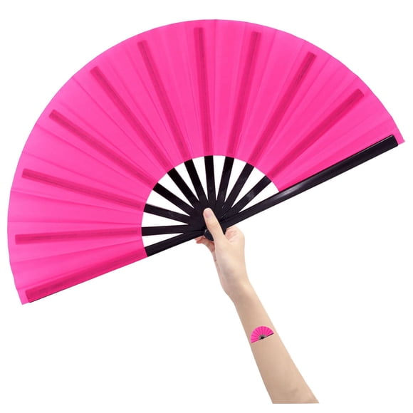 Abanico plegable Amajiji grande para decoración de fiestas de baile