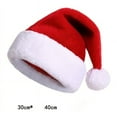 thumbnail image 5 of Janrevotw 1pcs Christmas Hat Christmas Decorations Thickened Flap Colorful Christmas Hat Adult Models Party Dress Up Short Plush Hat, 5 of 7