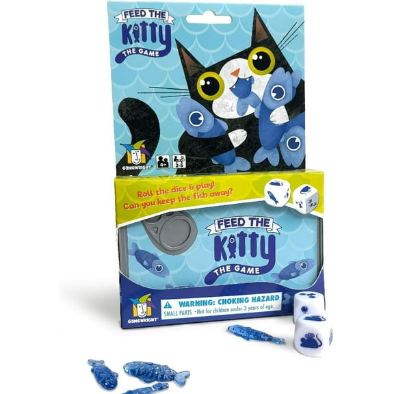 Gamewright - Feed The Kitty - A Delicious Game of Mice and Dice, 2-5 Players Ages 4 