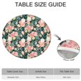 thumbnail image 6 of Pioneer Flower Floral Print Pattern Round Fitted Tablecloth with Elastic Edge,Dining Table Cover Waterproof,Outdoor Round Tablecloth for Camping,Dining,Indoor and Outdoor, 6 of 7