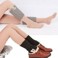 thumbnail image 2 of Button socks Lace socks Wool leggings Wool fashion boot covers, 2 of 6