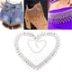 thumbnail image 2 of Cadena Para El Vientre, Cadena Para El Cuerpo De Danza Del Vientre, Cadena Para El Cuerpo Del Bikini, Niñas Para Mujeres ANGGREK Performing Clothes Accessories, 2 of 7