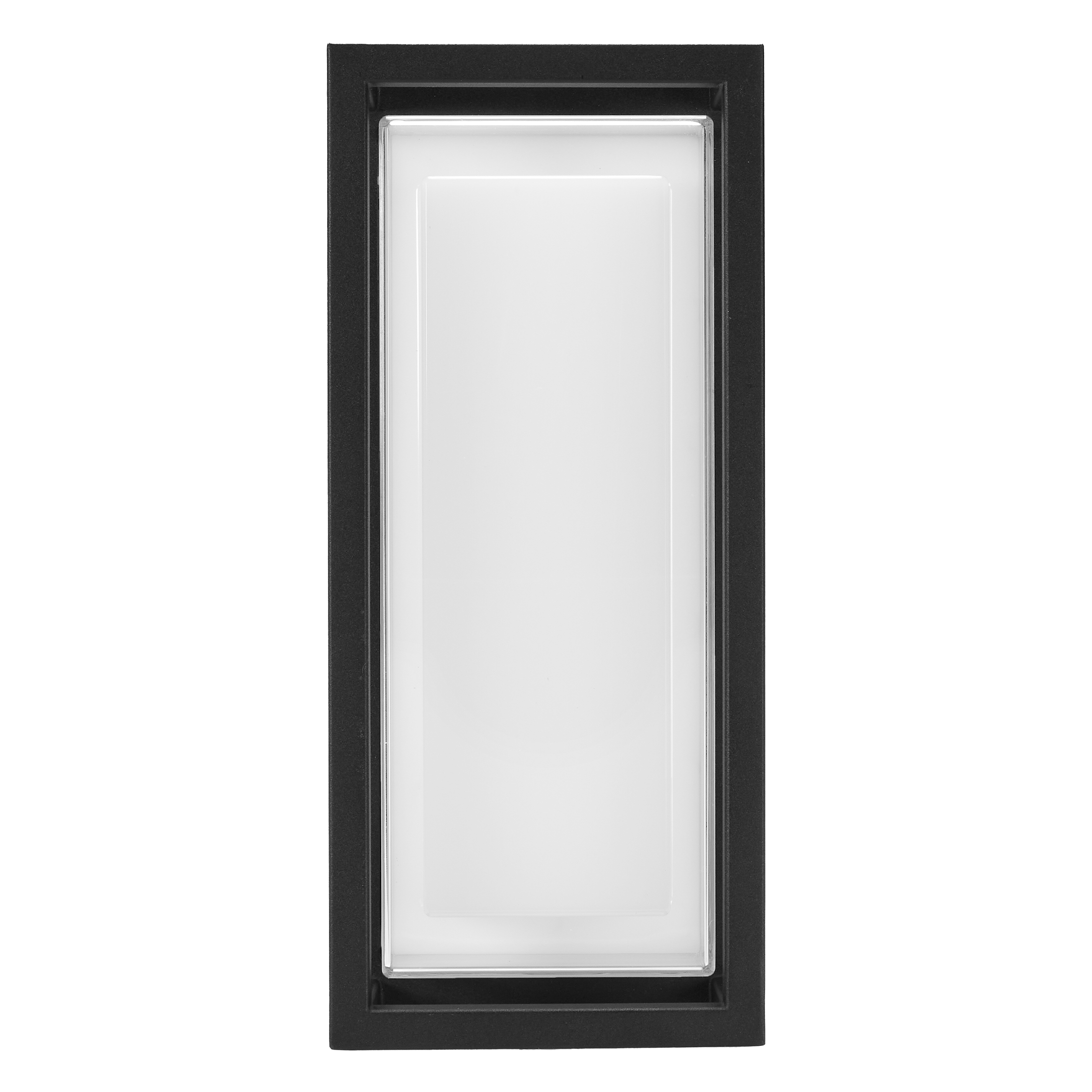 Maxxima LED Outdoor Wall Light, Black, Modern Porch Light, 1800 Lumens, 5 CCT 2700K-5000K
