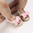 thumbnail image 2 of Odeerbi Baby Infant Boys Girls Sandals Soft Sole Shoes Slip Resistant Prewalker Baby Non Slip Summer Sandals Pink, 2 of 9