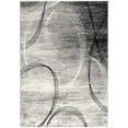 thumbnail image 3 of 3' X 20' Grey Abstract Power Loom Stain Resistant Area Rug, 3 of 9