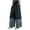 Black, variant on Womens Jeans Black Grey Two-Tone Adjustable Wide Leg Denim Pants Snap Detail High Waist Relaxed Fit Casual Streetwear Edgy Jeans