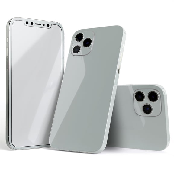 DesignSkinz Solid Light Gray Full-Body Skin Decal Wrap Cover for iPhone 16