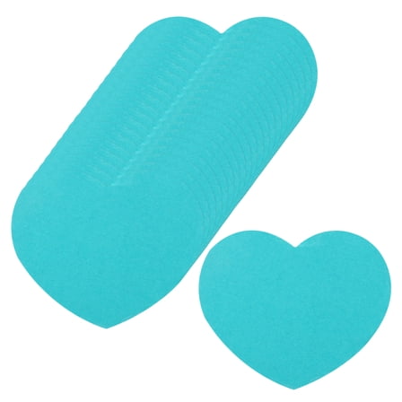 100Pcs Heart Cutouts Paper 2.5x3 Inch Heart-Shape Cards for DIY Blue
