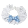 thumbnail image 4 of Milaget Cat Bib Adjustable Cute Bow Pet Scarf for Photo Birthday Parties Celebration blue L, 4 of 9