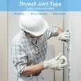 thumbnail image 5 of Drywall Tape, 1Pack 7.1" x 98ft - Fiberglass Self-adhesive Drywall Repair Tape for Wall Crack Repair Seam Patch, 5 of 6